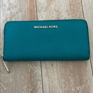 Michael Kors Saffiano Leather Continental Wallet